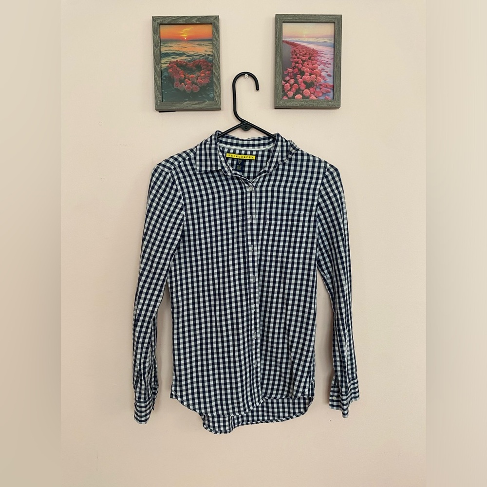 Prince & Fox checkered button up - Size XS/TP